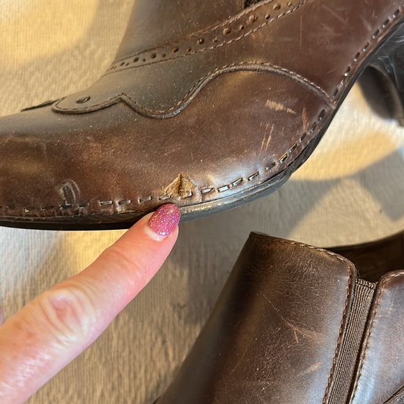 Dansko Boot Clog Brown 40 size 9 or 9.5 Bootie - Picture 13 of 17